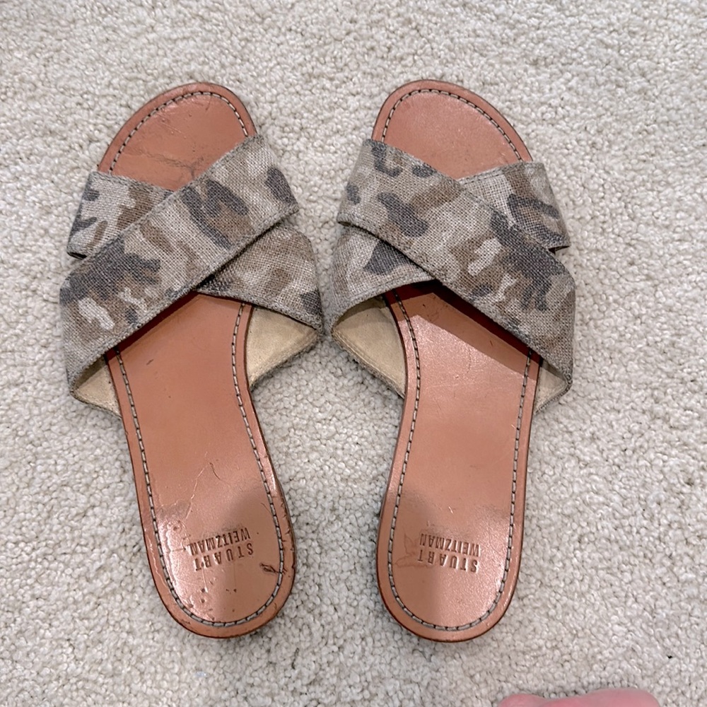 Stuart Weizmann Camo Sandals - image 3